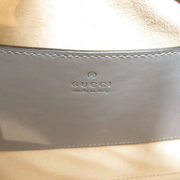 Gucci GG Marmont Shoulder Bag Leather Gray - Picture 6 of 9